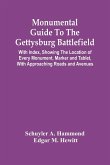 Monumental Guide To The Gettysburg Battlefield: With Index, Showing The Location Of Every Monument, Marker And Tablet, With Approaching Roads And Aven