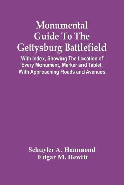 Monumental Guide To The Gettysburg Battlefield: With Index, Showing The Location Of Every Monument, Marker And Tablet, With Approaching Roads And Aven - A. Hammond, Schuyler; M. Hewitt, Edgar