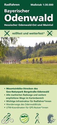 Radfahren, Bayerischer Odenwald / Hessischer Odenwald-Ost und Maintal, m. 1 Buch - Messer, Michael