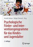 Psychologische Förder- und Interventionsprogramme für das Kindes- und Jugendalter (eBook, PDF)