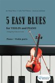 5 Easy Blues - Violin & Piano (complete parts) (fixed-layout eBook, ePUB)