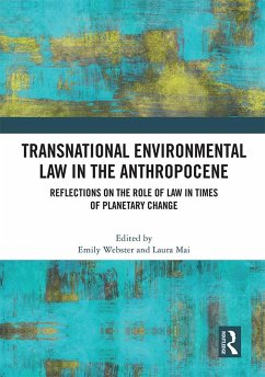 Cover Transnational Environmental Law in the Anthropocene (eBook, PDF)