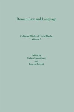 Cover Roman Law and Language (eBook, ePUB)