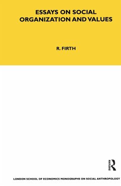 Cover Essays on Social Organisation and Values (eBook, PDF)