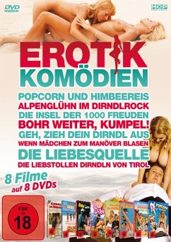 Erotikkomödien - 8 Filme auf 8 DVDs - Diverse
