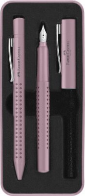 Faber-Castell Füller M/Kuli Set Grip 2010 rose shadows