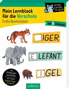 Mein Lernblock für die Vorschule - Erste Buchstaben - Lang, Hannah