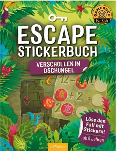 Escape-Stickerbuch - Verschollen im Dschungel - Kiefer, Philip