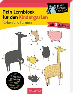 Mein Lernblock für den Kindergarten - Farben und Formen - Lang, Hannah