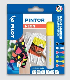 Cover PILOT Kreativmarker PINTOR 4.5 (M) 6er Set Neon