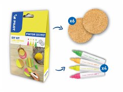 PILOT Kreativmarker PINTOR 4.5 (M) DIY-Set Kork Untersetzer
