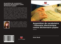 Acquisition de vocabulaire : Glossaire électronique contre dictionnaire papier - Hindi, Gizel