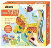 Avenir 6301744 - Quilling-Set, Motiv Schmetterling, Bastelset für Kinder, Kreativset, inkl. Papier und Werkzeug