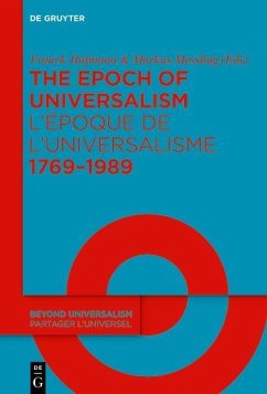 Cover The Epoch of Universalism 1769-1989 / L'époque de l'universalisme 1769-1989 (eBook, PDF)