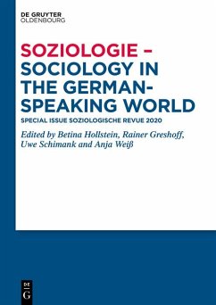 Cover Soziologie - Sociology in the German-Speaking World (eBook, PDF)