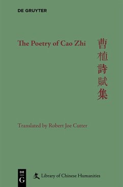 The Poetry of Cao Zhi (eBook, PDF) - Cutter, Robert Joe