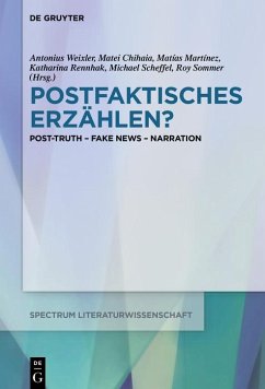 Cover Postfaktisches Erzählen? (eBook, PDF)