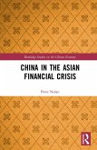 China in the Asian Financial Crisis (eBook, ePUB)