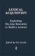 Lexical Acquisition (eBook, ePUB) - Bild 1