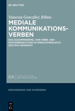 Cover Mediale Kommunikationsverben (eBook, PDF)