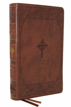 Nabre, New American Bible, Revised Edition, Catholic Bible, Large Print Edition, Leathersoft, Brown, Thumb Indexed, Comfort Print - Catholic Bible Press