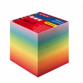 Herlitz Notizklotz geleimt 800 Blatt 9x9cm rainbow