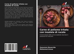 Carne di pollame tritata con insalata di rucola - Bouacida, Saoussen;Aroua, Mohamed