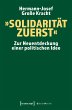 »Solidarität zuerst« (eBook, PDF) - Bild 1