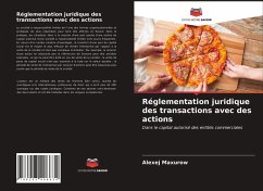 Réglementation juridique des transactions avec des actions - Maxurow, Alexej