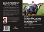 EFFET DE LA TRANSHUMANCE SUR LA GESTION DU HARENG DE YAK-BOVINS ET SA PHYSIOLOGIE