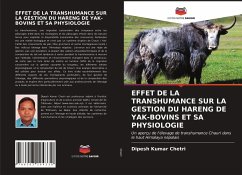 EFFET DE LA TRANSHUMANCE SUR LA GESTION DU HARENG DE YAK-BOVINS ET SA PHYSIOLOGIE - Chetri, Dipesh Kumar