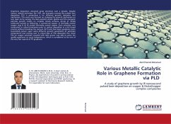 Various Metallic Catalytic Role in Graphene Formation via PLD