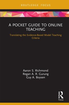 A Pocket Guide to Online Teaching - Richmond, Aaron S; Gurung, Regan A R; Boysen, Guy A