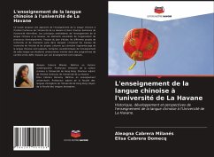 L'enseignement de la langue chinoise à l'université de La Havane - Cabrera Milanés, Aleagna;Cabrera Domecq, Elisa