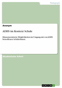 ADHS im Kontext Schule (eBook, PDF)