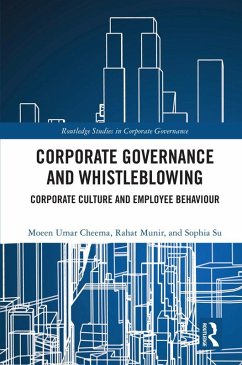 Cover Corporate Governance and Whistleblowing (eBook, ePUB)
