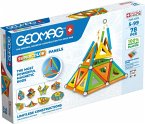 Invento 507059 - Geomag Classic Supercolor Panels Recycled 78 pcs, Magnetischer Baukasten, Magnetspielzeuge