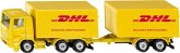 SIKU 1694 - LKW mit Anhänger DHL, Modellauto, Auto