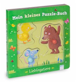 Mein kleines Puzzle-Buch. Lieblingstiere - Jaekel, Franziska