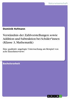 Verständnis der Zahlvorstellungen sowie Addition und Subtraktion bei Schüler*innen (Klasse 3, Mathematik) (eBook, PDF)