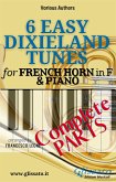 6 Easy Dixieland Tunes - French Horn in F & Piano (complete) (fixed-layout eBook, ePUB)