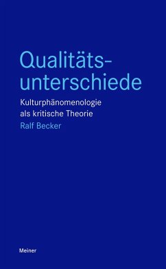 Qualitätsunterschiede (eBook, PDF) - Becker, Ralf