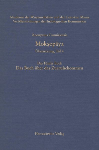 Mok¿opaya - Übersetzung, Teil 4, Das Fünfte Buch. Das Buch über das Zurruhekommen (eBook, PDF)