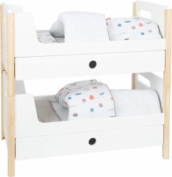 small foot 11811 - Puppenhochbett, Little Button, Etagen-Puppenbett, Holz