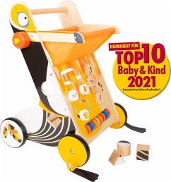 small foot 11737 - Lauflernwagen Tukan, Motorik- und Lernspielzeug