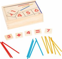 small foot 11740 - Lernspiel Grundschul-Mathematik, Holz, 71-teilig