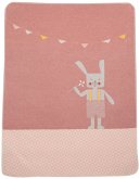 Fussenegger Babydecke "Hase" inkl. Stick rouge Fussenegger Babydecke "Hase" inkl. Stick rouge