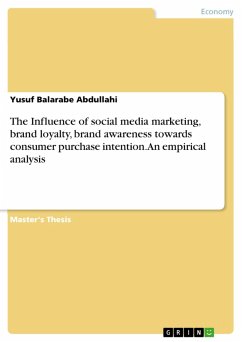 The Influence of social media marketing, brand loyalty, brand awareness towards consumer purchase intention. An empirical analysis (eBook, PDF) - Abdullahi, Yusuf Balarabe