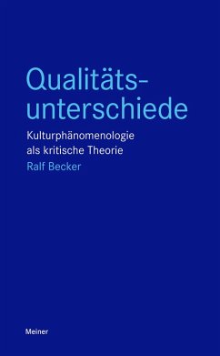 Qualitätsunterschiede (eBook, ePUB) - Becker, Ralf