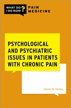 Cover Psychological and Psychiatric Issues in Patients with Chronic Pain (eBook, ePUB)